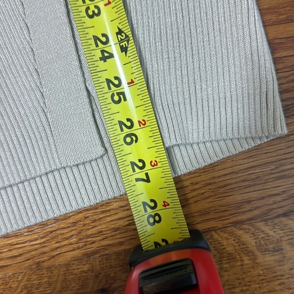 NWT Abercrombie & Fitch A&F Wrapped Ribbed Stretch Knit Sweater Midi Skirt Slit - Picture 8 of 8